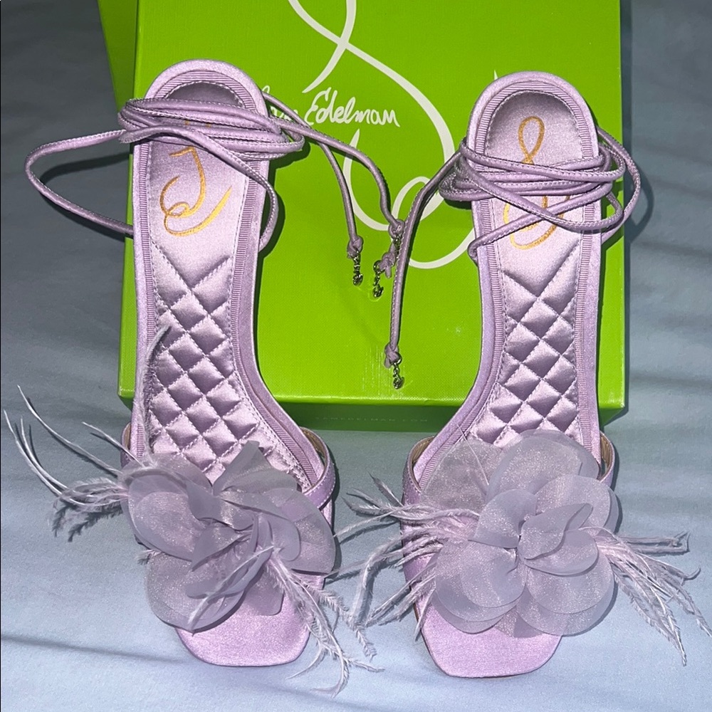 Sam Edelman Lavender Heeled Sandals